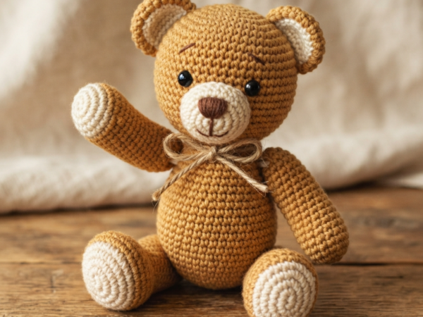 Bramble the Jointed Bear Amigurumi — Free Crochet Pattern
