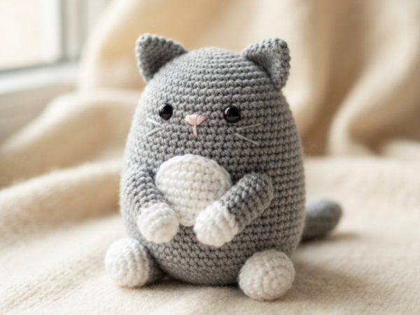 Pip the Round Cat Amigurumi — Free Crochet Pattern